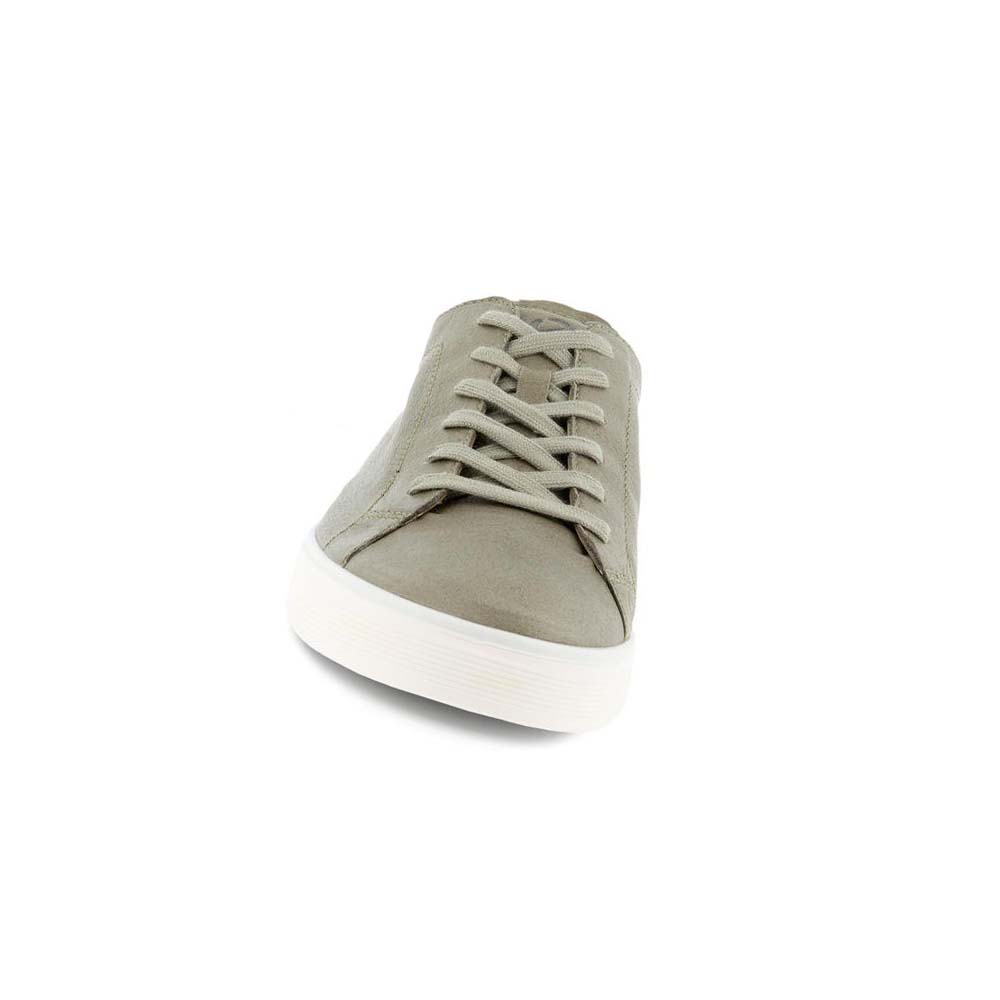 Ecco Street Tray Retro 2.0 Sneakers Herr Olivgröna | SE 665BEX